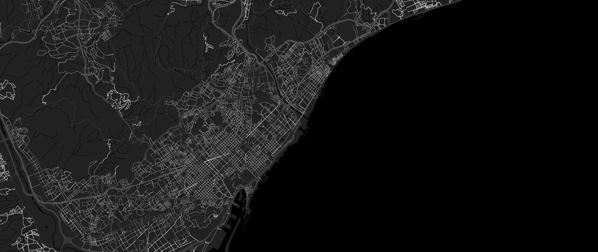 Il·lustració del mapa de Barcelona