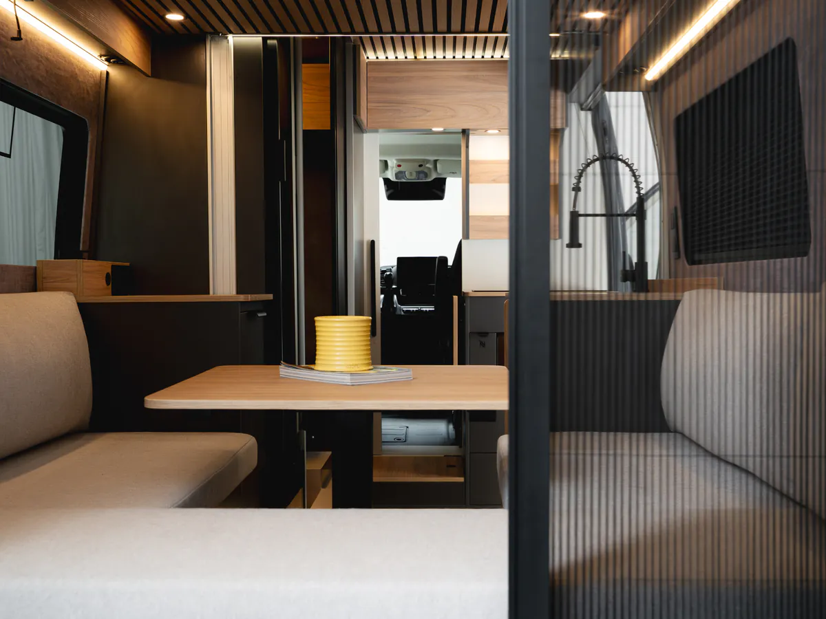 Salón panorámico en U