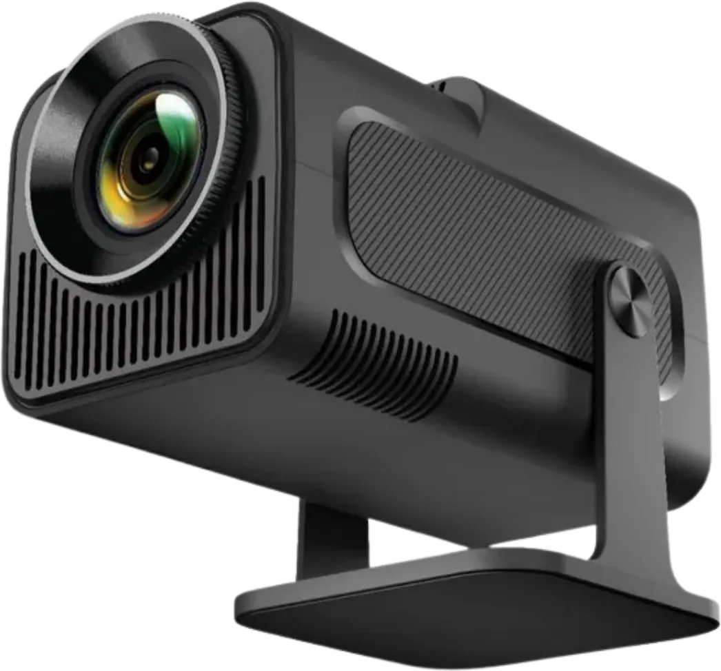 The projector from the Space's cinema pack on its stand